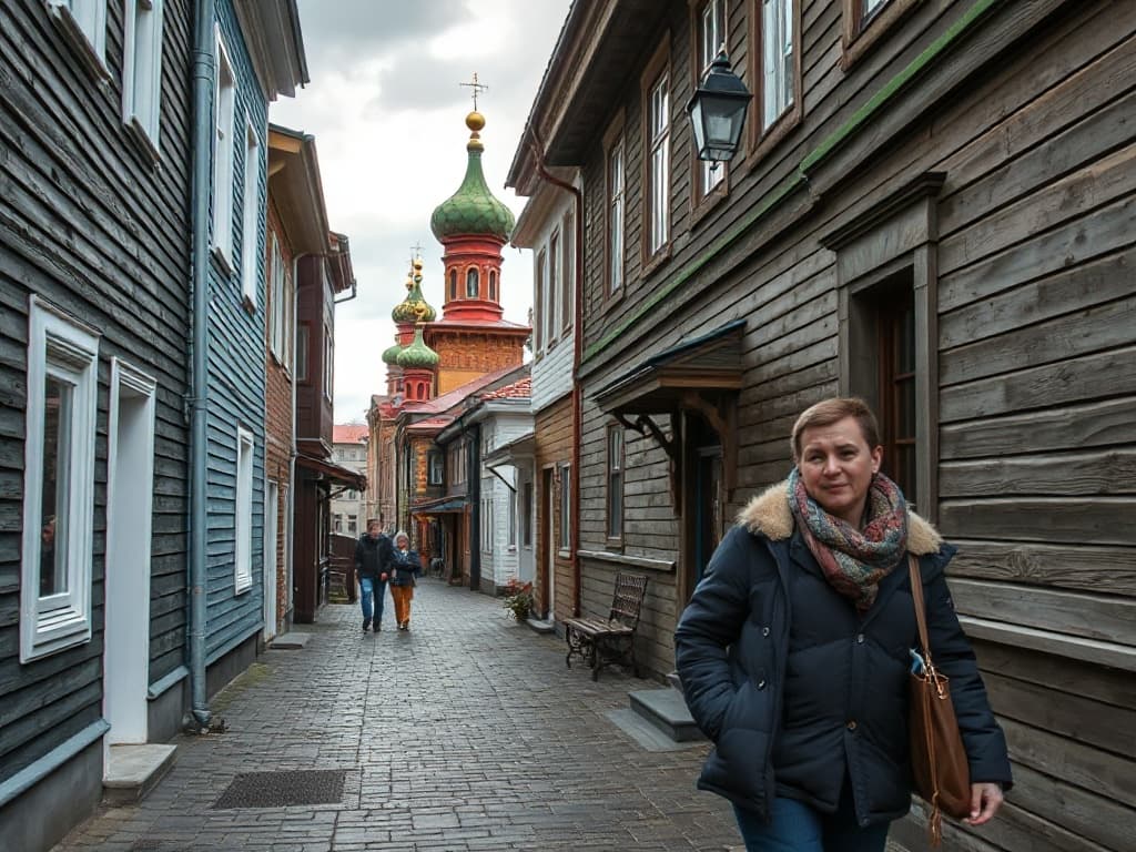 Прогулка по историческому центру Архангельск
